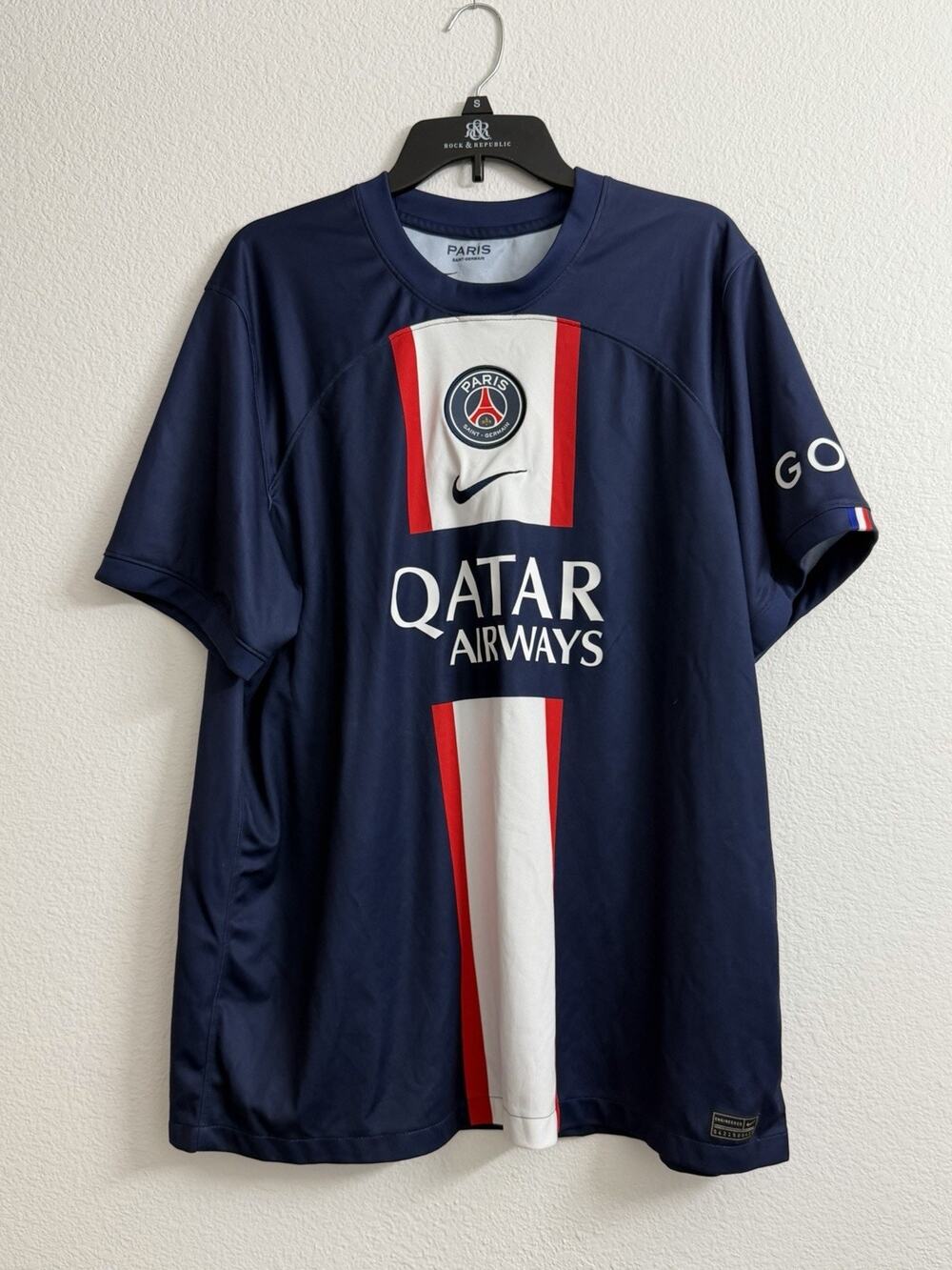 Nike Paris Saint Germain 2022/2023 Home Soccer Shirt Jersey Men's Size 2XL
